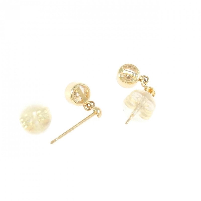 K18YG Bông tai Cubic - Hàng hiệu Chính hãng 870506