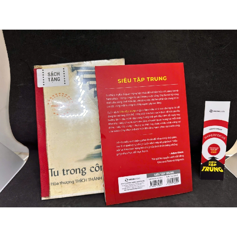 [Phiên Chợ Sách Cũ] Siêu Tập Trung, Mới 80% (sách có gạch chân) + Sách tặng, 2025 - Chris Bailey H1004-SBM 1018032