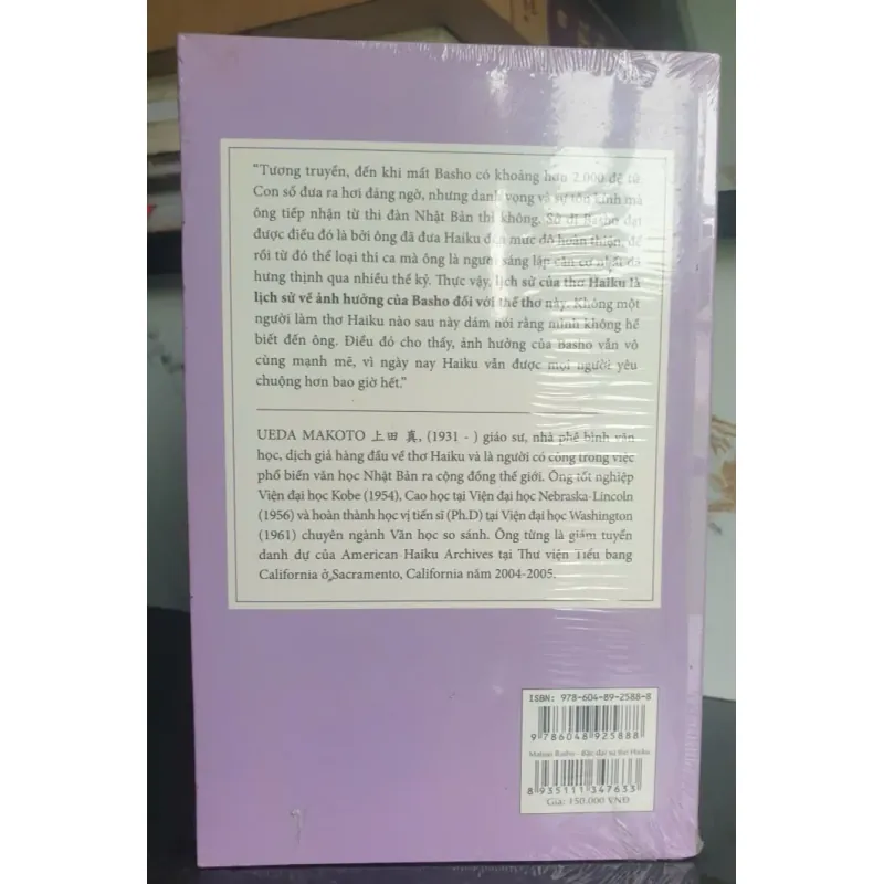 Matsuo Basho - Bậc Đại Sư Thơ Haiku sách mới 100% 695615