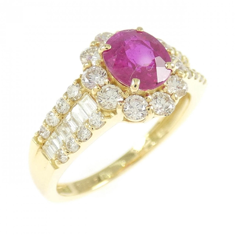 【Sản phẩm mới】Nhẫn ruby K18YG 1.112CT 670956