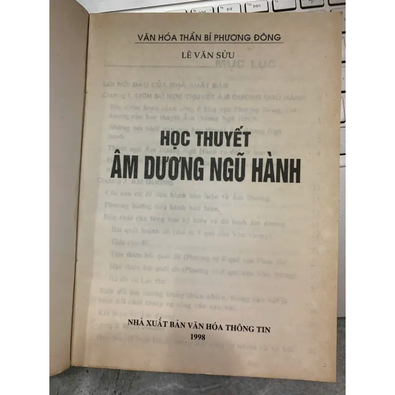 HỌC THUYẾT ÂM DƯƠNG NGŨ HÀNH - LÊ VĂN SỬU 776728