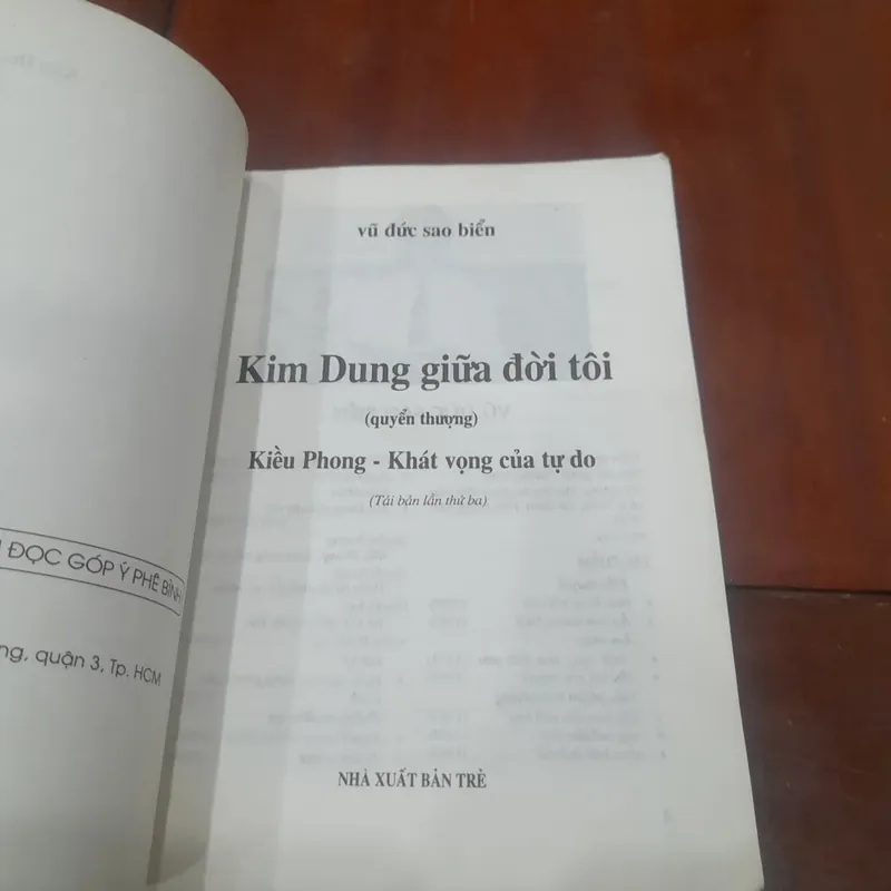 Vũ Đức Sao Biển - KIM DUNG GIỮA ĐỜI TÔI, quyển thượng 720578
