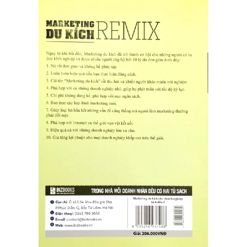 Marketing Du Kích Remix - Marketing Du Kích Cho Doanh Nghiệp Từ A Đến Z - Jay Levinson, Jeannie Levinson 287832