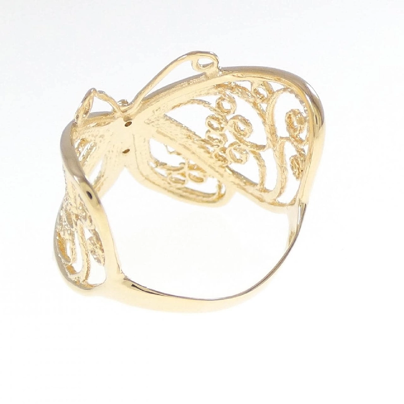 Nhẫn kim cương bướm K18YG 0.02CT - Hàng hiệu Authentic 847050