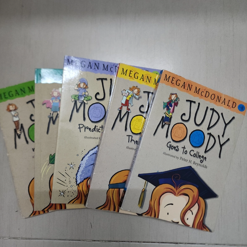 Bộ 5 quyển truyện Judy Moody của Megan McDonald mới 89% 522622