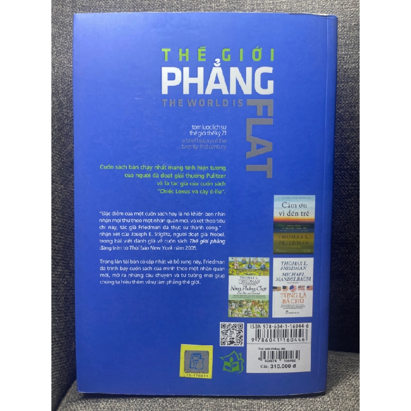 Thế giới phẳng Thomas L Friedman 2020 mới 90% viết chì HPB0305 451403