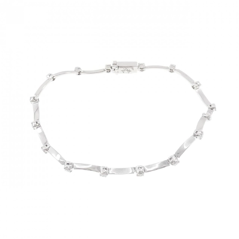 K18WG Vòng tay kim cương 0.96CT - Hàng hiệu Chính hãng 873911