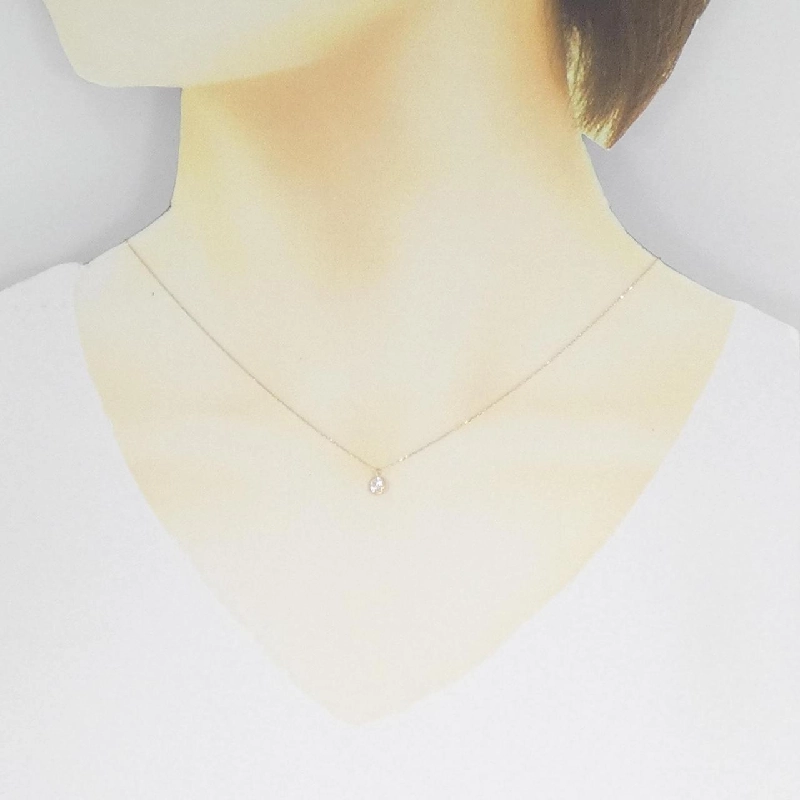 K18YG Cubic Necklace - Hàng hiệu Chính hãng 861064