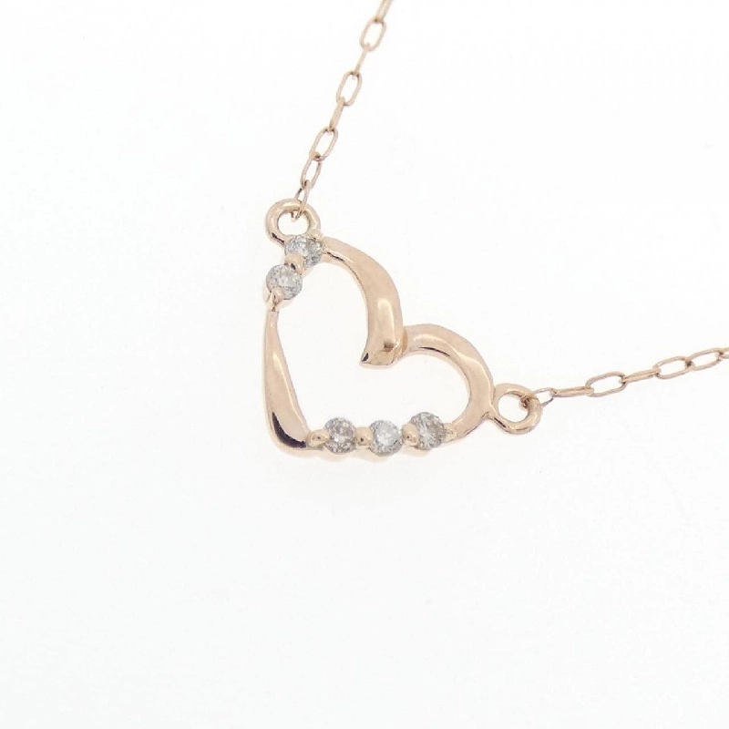 K10PG Dây chuyền kim cương hình trái tim 0.03CT - Hàng hiệu Chính hãng 857547