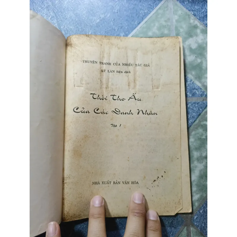 Thời niên thiếu của các danh nhân 6 tập ( truyện tranh) 975177