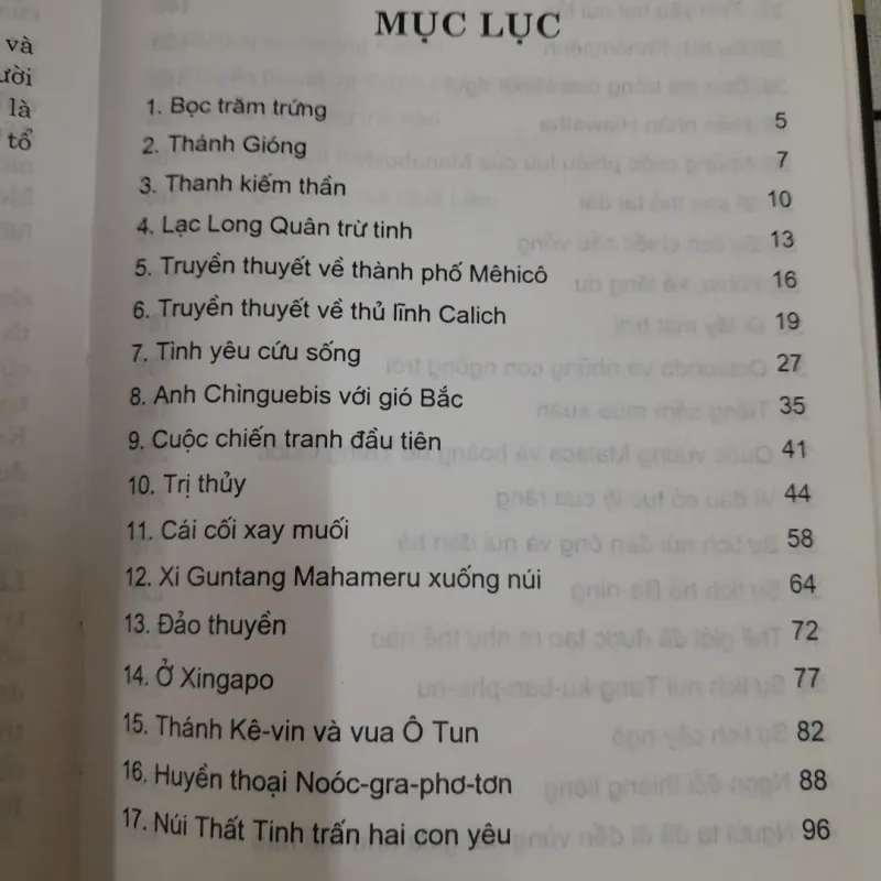 Những truyền thuyết hay nhất thế giới. Tg Lan Anh 572078