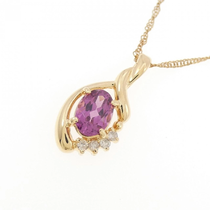 K18YG Garnet Necklace - Hàng hiệu Authentic 857330