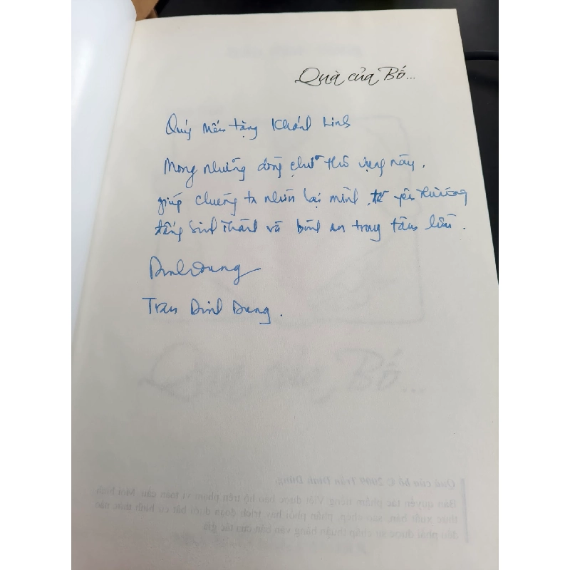 Quà Của Bố - Trần Đình Dũng 126942