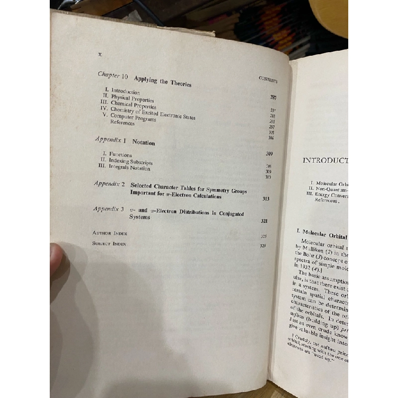 MOLECULAR ORBITAL THEORIES OF BONDING IN ORGANIC MOLECUES - ROBERT L. FLURRY, JR 313816