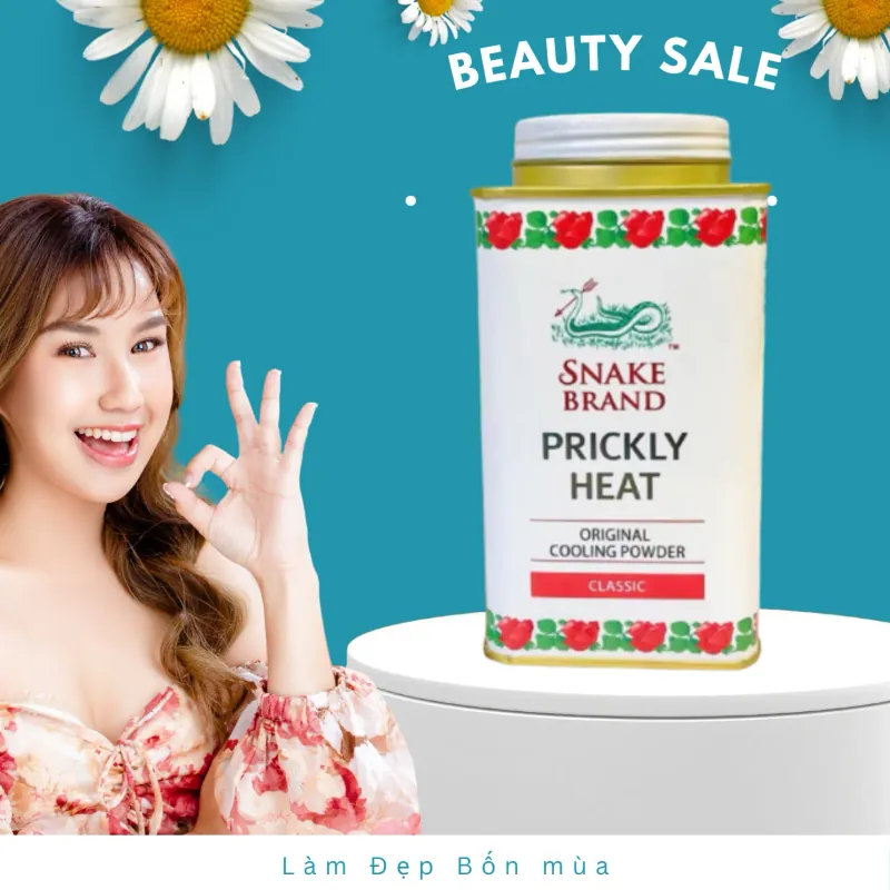 Phấn Lạnh Phủ Ngoài Da SNAKE BRAND PRICKLY HEAT 140G 572084
