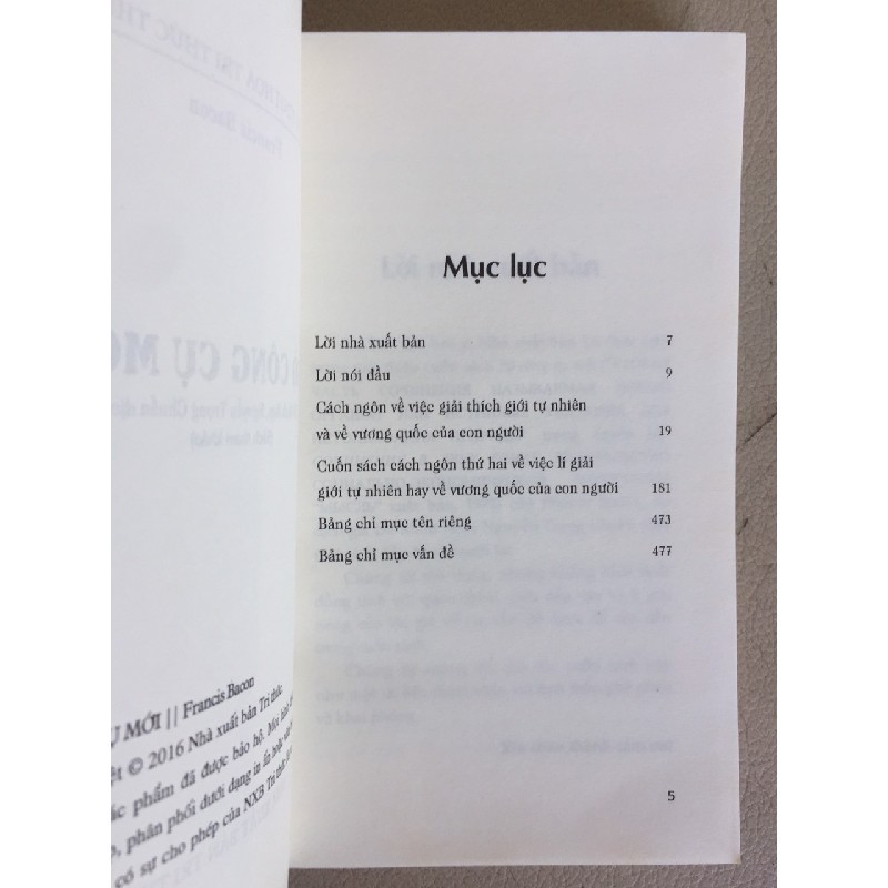 Bộ Công Cụ Mới - Francis Bacon 59975