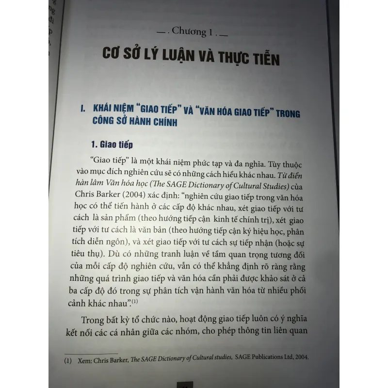 Văn hoá giao tiếp trong công sở hành chính trường hợp thành phố Hồ Chí Minh 761991
