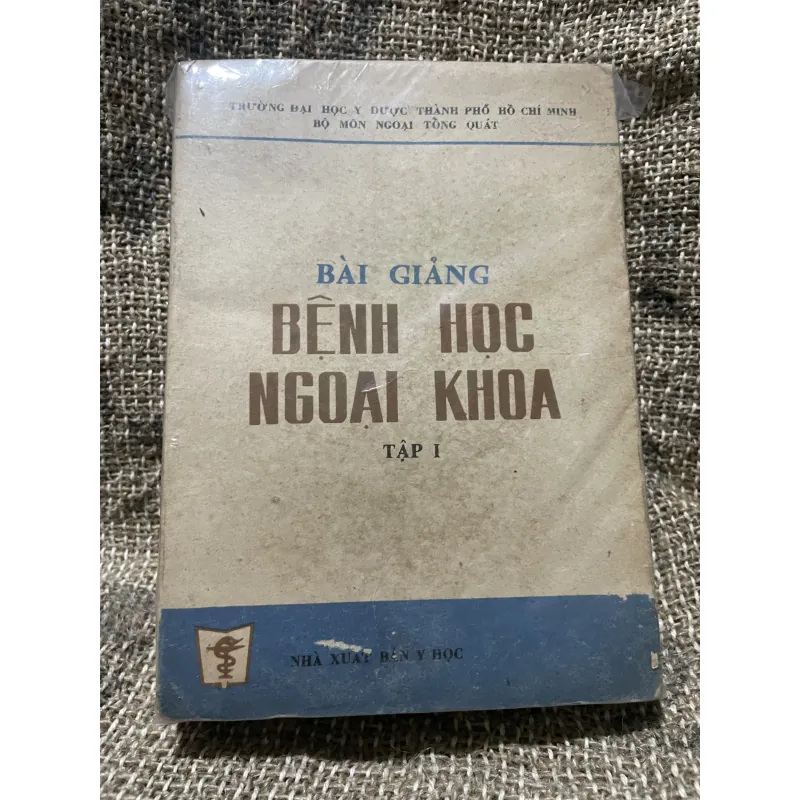 Bài giảng bệnh học ngoại khoa 1 - sách dày  1009674