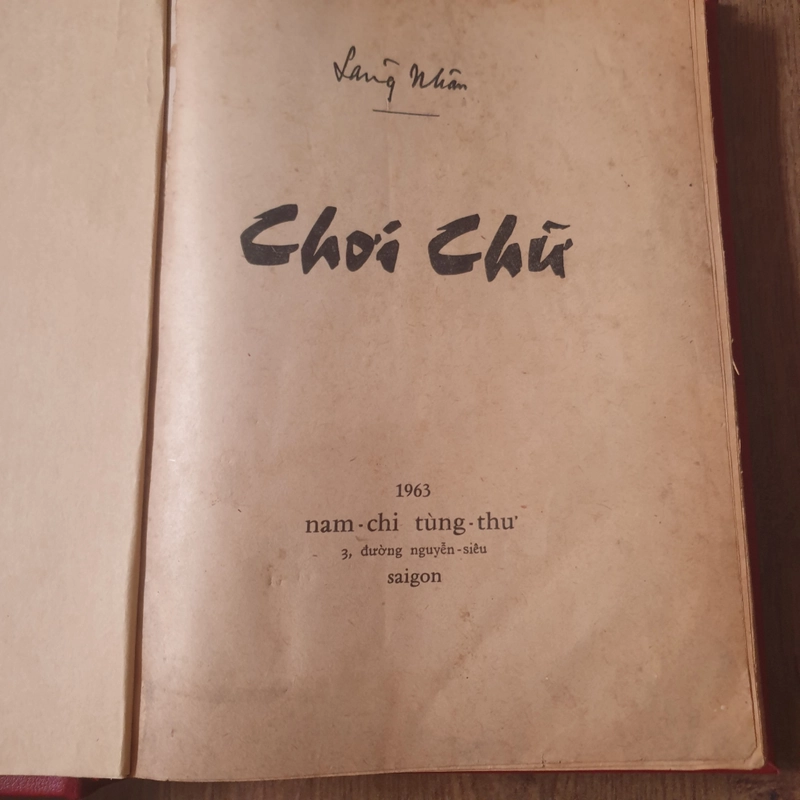 Chơi Chư-Lãng Nhân (sách xưa 1963 rất hay, sách hiếm đóng bìa rất đẹp)  552265