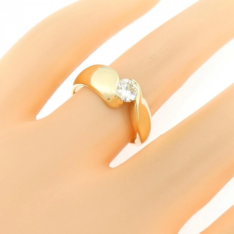 Nhẫn kim cương K18YG 0.35CT 667244