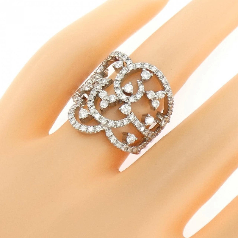 Nhẫn kim cương 750WG - Hàng hiệu Authentic 852393