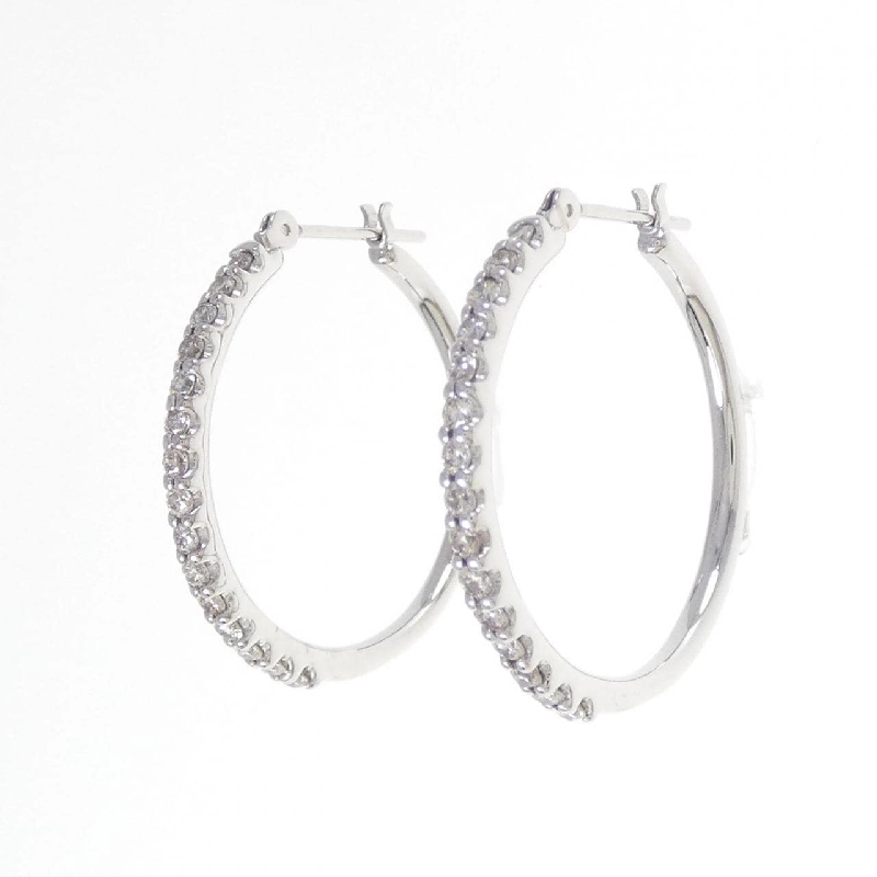 K18WG Bông tai kim cương 0.50CT - Hàng hiệu Chính hãng 875246