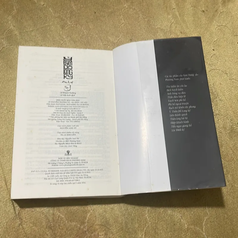 Ỷ THIÊN ĐỒ LONG KÝ - trọn bộ 3 tập- KIM DUNG 735585