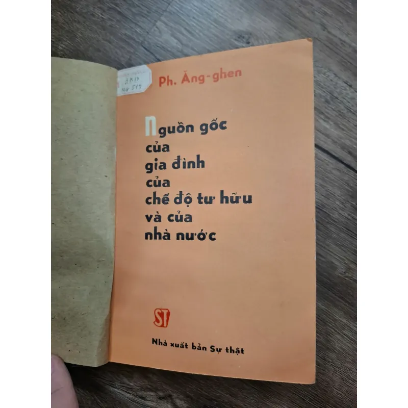 Ph. Ăng-ghen: Nguồn gốc của Gia đình, của Chế độ Tư hữu và của Nhà nước 715986