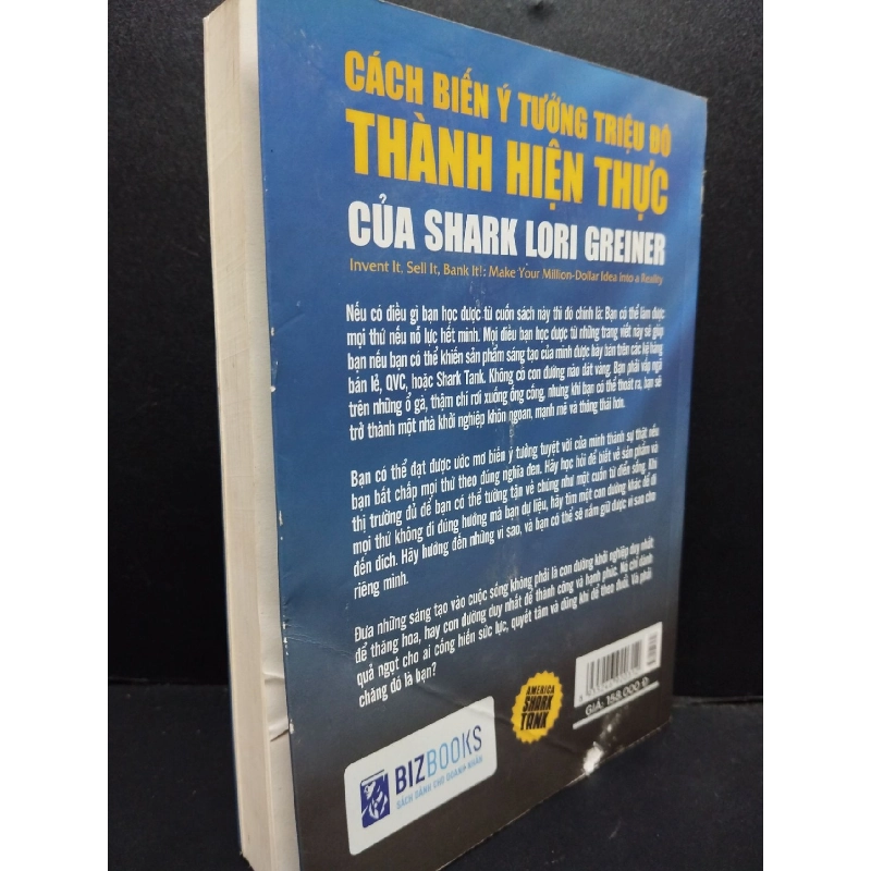 Cách Biến Ý Tưởng Triệu Đô Thành Hiện Thực Của Shark Lori Greiner mới 80% ố nhẹ 2018 HCM2405 Lori Greiner SÁCH KỸ NĂNG 923166