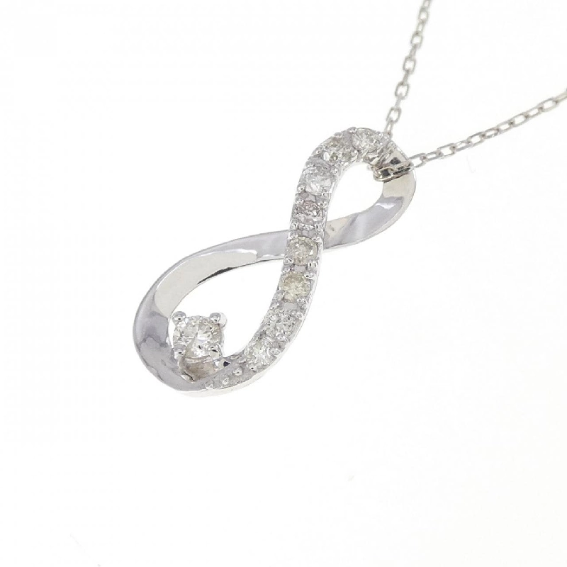 K18WG Dây chuyền kim cương 0.10CT - Hàng hiệu Chính hãng 862778