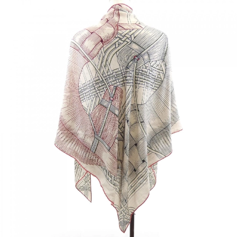 HERMES MASAN&MASAN H363684S Toy Triangle Jean Khăn choàng - Hàng hiệu Chính hãng 834614