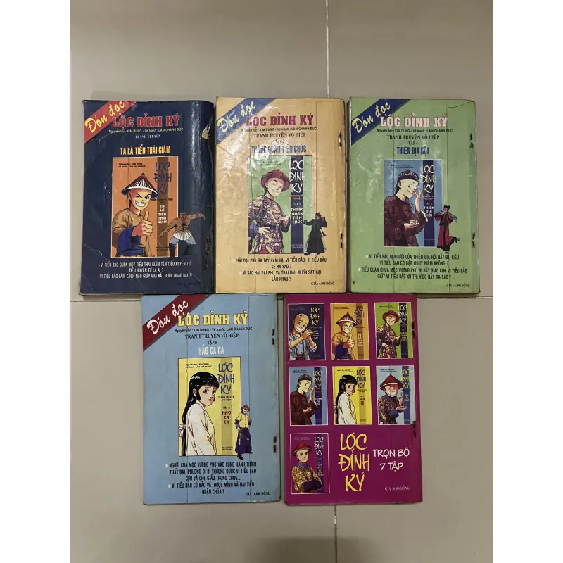 Lộc Đỉnh Ký tập 1,2,3,4,7 976379