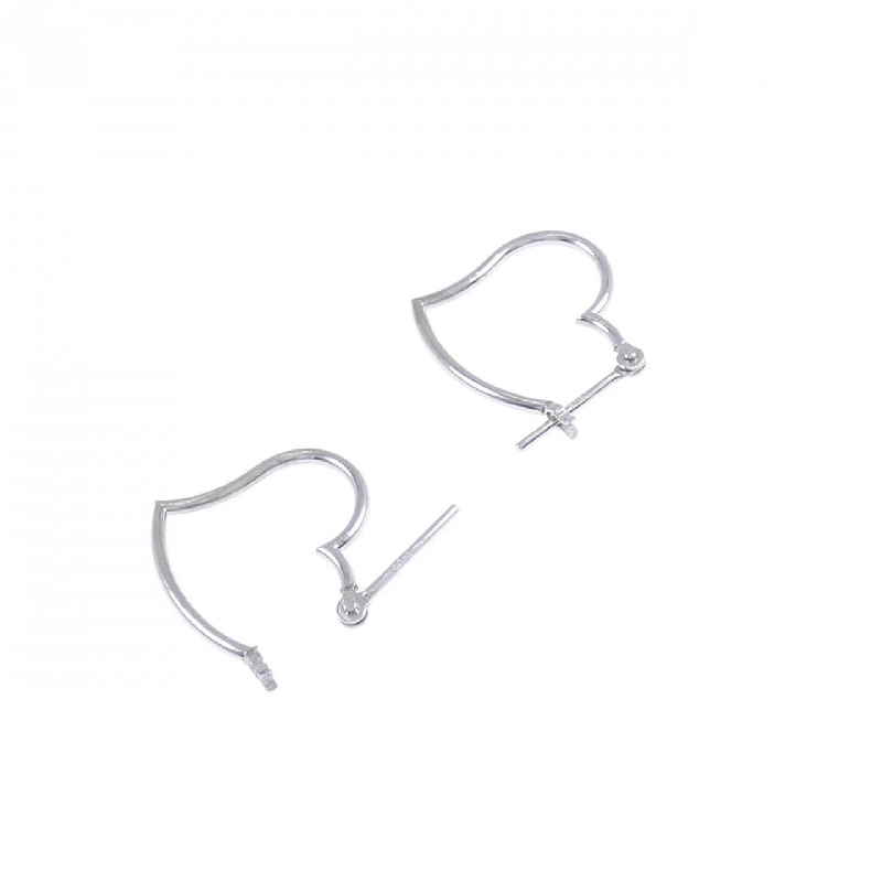 K18WG Khuyên tai hình trái tim - Hàng hiệu Chính hãng 876412