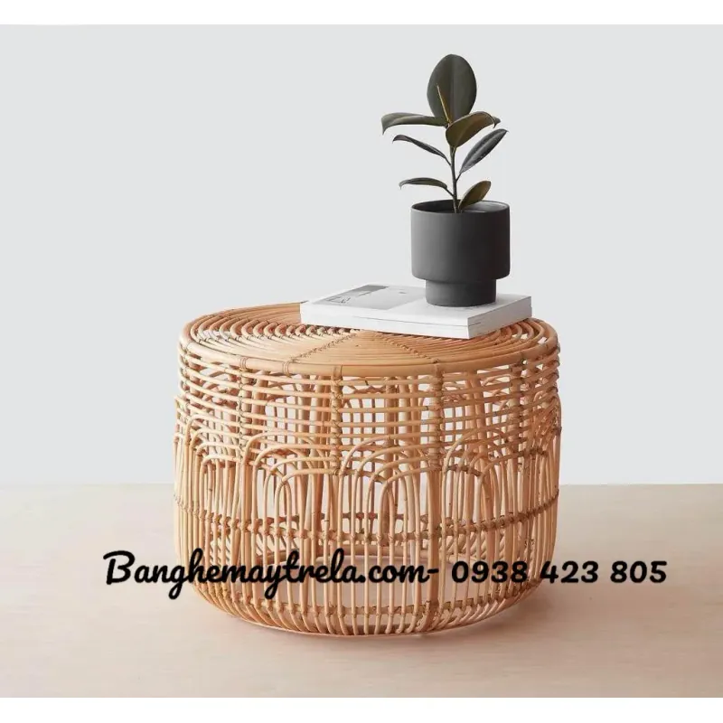 Bàn mây tự nhiên decor 601732