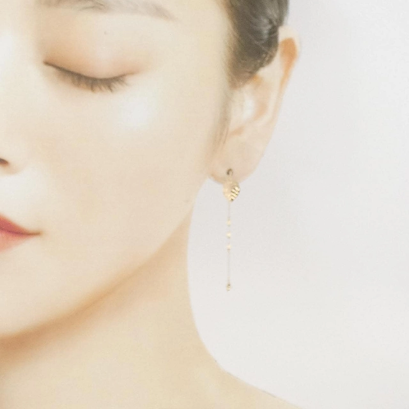 K10YG Lá Xanh Bông Tai - Hàng hiệu Chính hãng 846932