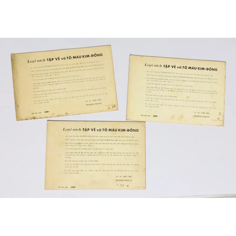 BỘ 3 TẬP - TẬP VẼ VÀ TÔ MÀU KIM ĐỒNG 795863