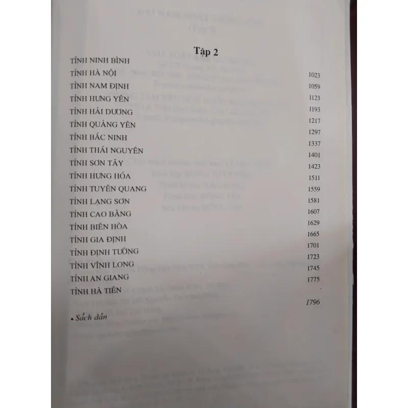 ĐẠI NAM NHẤT THỐNG CHÍ TẬP 2 (BÌA CỨNG)  990828
