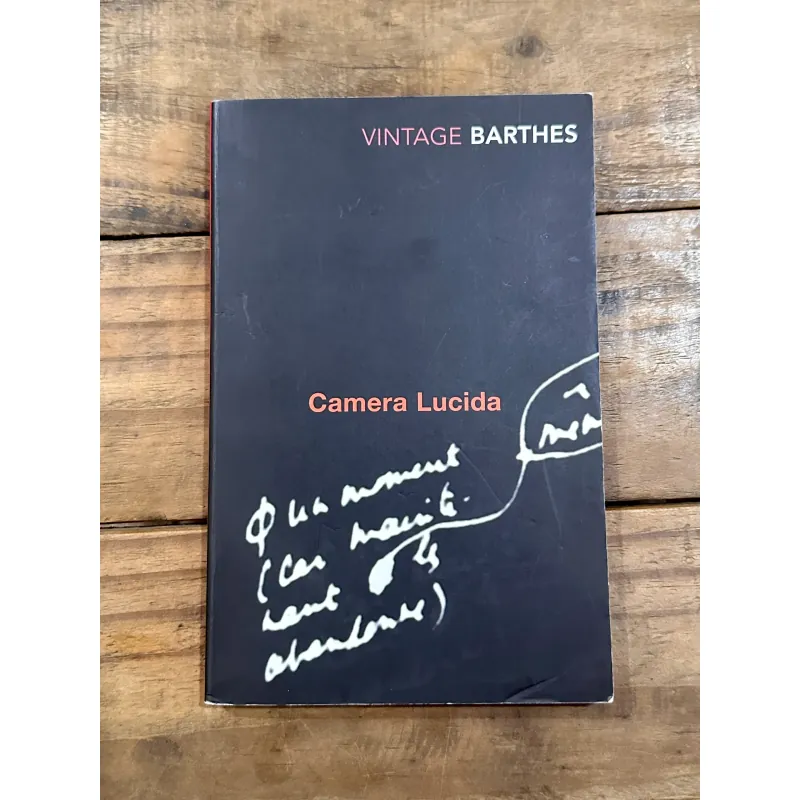 Camera Lucida: Reflections on Photography - Roland Barthes (Penguin Vintage) 731658