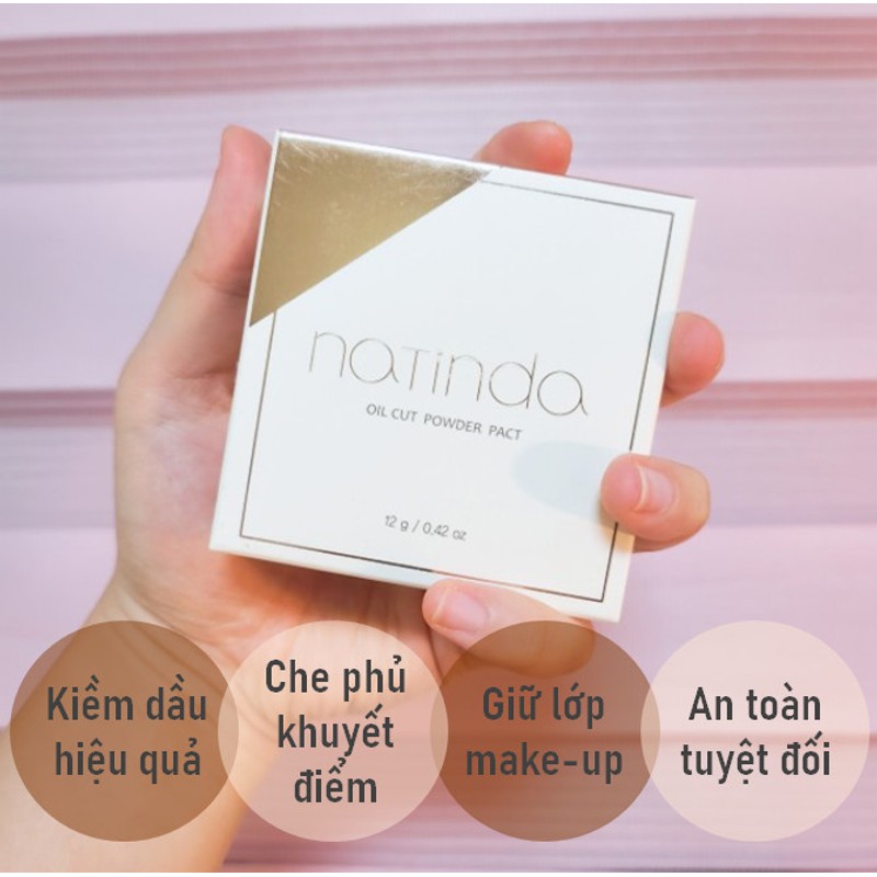 Phấn phủ kiềm dầu Natinda 109839