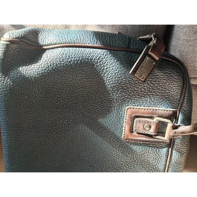 Cặp xách Dolce & Gabbana Da Xanh đậm 1019804