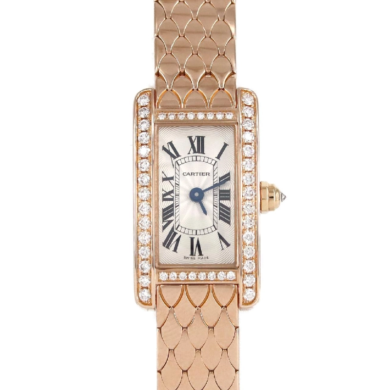 Cartier Mini Tank American PG/D WB710012 PG･RG Quartz - Hàng hiệu Authentic 874665