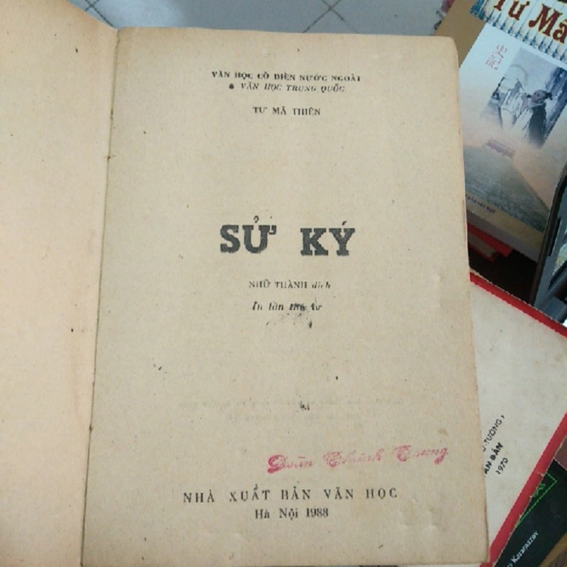 SỬ KÝ TƯ MÃ THIÊN - Nhữ Thành 270412