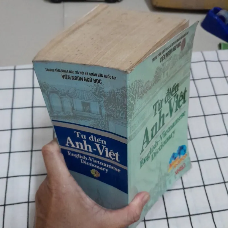 Viện NGÔN NGỮ HỌC- TỪ ĐIỂN ANH -VIỆT. Khổ lớn bìa mềm. 152.000 mục từ.  VHSG 2007 785971