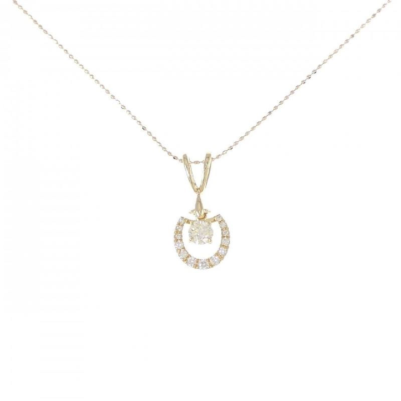 Dây chuyền kim cương K18YG 0.32CT - Hàng hiệu Chính hãng 851252