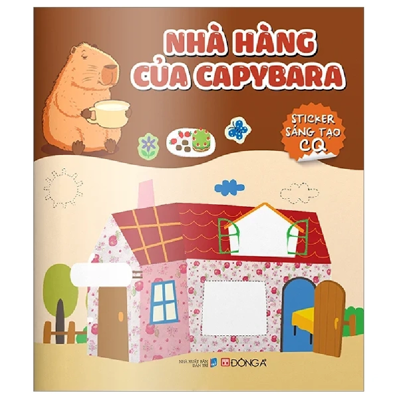Nhà Hàng Của Capybara- Sticker Sáng Tạo CQ - Đông A (Mới 100%) Kiến thức, kỹ năng sống cho trẻ, Đông A - SÁCH ĐẠI HỌC 486305