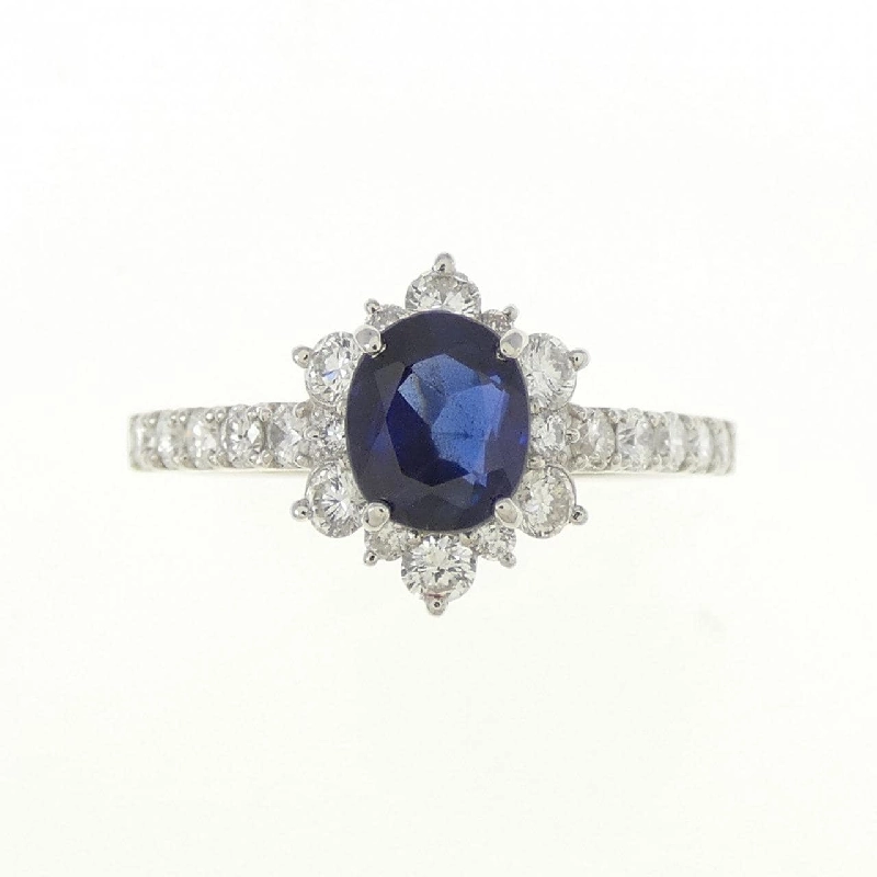 Nhẫn Sapphire không nung PT900 0.79CT xuất xứ từ Myanmar 673164