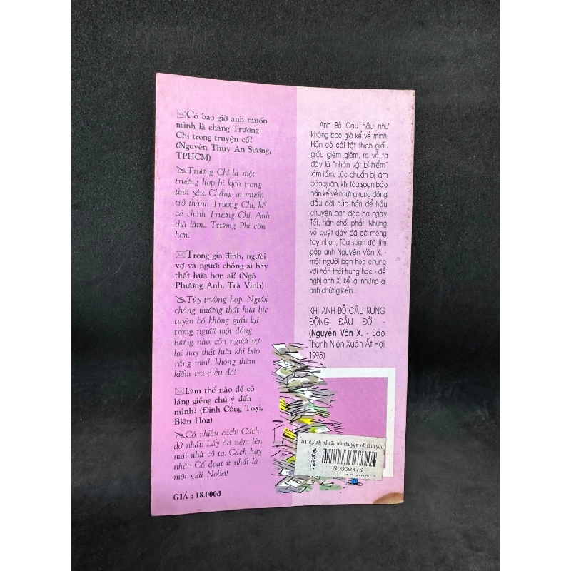 Anh Bồ Câu trò chuyện với tình yêu Tập 5 (2001) Nguyễn Nhật Ánh New 80% SBM0404 911134