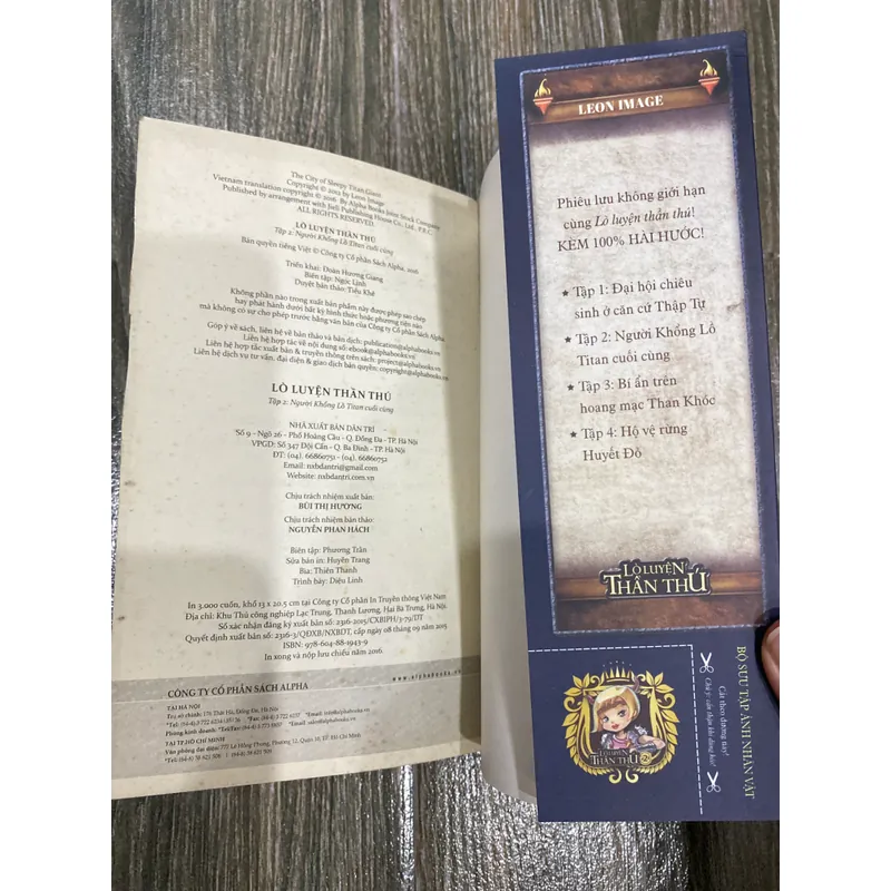 LÒ LUYỆN THẦN THÚ**TẬP 2**NGƯỜI KHỔNG LỒ TITAN CUỐI CÙNG**TẶNG QUÀ 0Đ**FREESHIP 605960