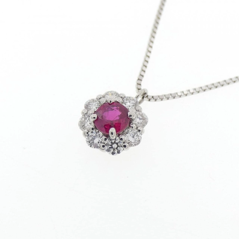 Dây chuyền ruby PT900/PT850 0.20CT - Hàng hiệu Chính hãng 859023