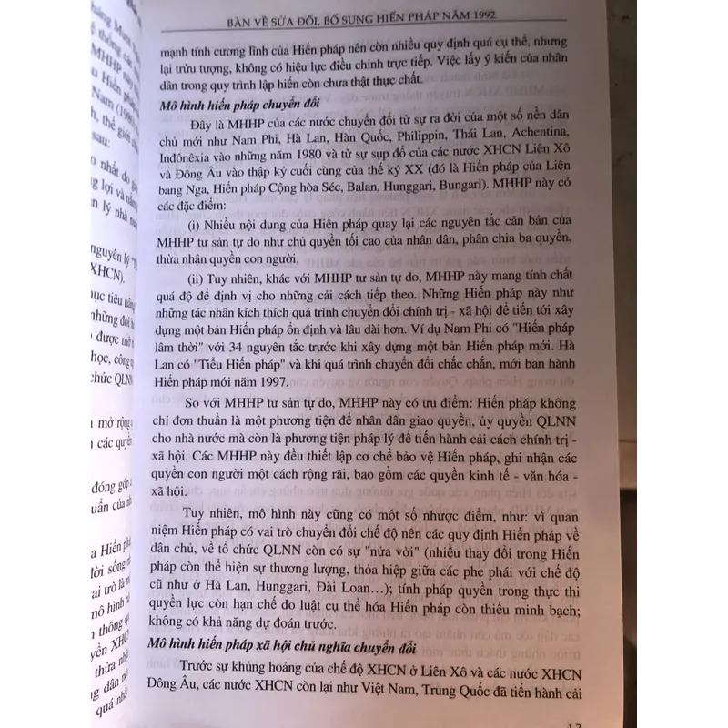 Bàn về sửa đổi và bổ sung Hiến pháp 1992 711648